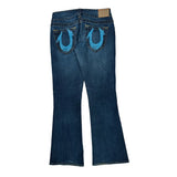 True Religion Boot Cut Jeans - 30W US 4 Blue Denim