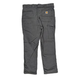 Carhartt Carpenter Trousers - 36W 30L Grey Cotton