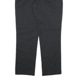 DICKIES Mens Cotton Blend Black Regular Fit Straight Leg Trousers W32 L30