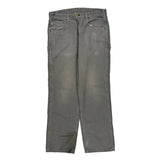 Carhartt Carpenter Trousers - 33W 32L Grey Cotton