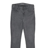 CALVIN KLEIN JEANS Womens Slim Black Denim Dark Zip W30 L30 Stylish Casual