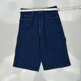 0303 Denim Shorts - 28W US 4 Blue Cotton