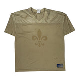 Fleur-De-Lis Design Adidas Football Football Jersey - XL Beige Polyester