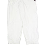 ETIREL Womens White Relaxed Regular Leg Trousers W27 L30 Casual Polyester Blend