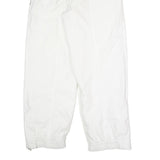 ETIREL Womens White Relaxed Regular Leg Trousers W27 L30 Casual Polyester Blend