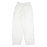 ETIREL Womens White Relaxed Regular Leg Trousers W27 L30 Casual Polyester Blend