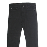 LEVI'S 510 BIG E Mens Jeans Black Regular Skinny Denim Raw W31 L25 Vintage