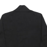 CALVIN KLEIN Womens Black Plain Pullover Crew Neck Basic Knit Jumper M Polyester