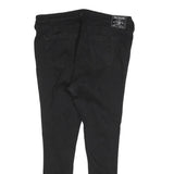 TRUE RELIGION Womens Black Slim Skinny Denim Dark W34 L28 Distressed Jeans