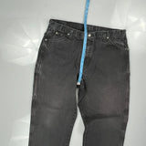 Unbranded Carpenter Trousers - 38W 33L Grey Cotton