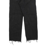 LEVI'S 505 Mens Jeans Black Regular Straight Denim Medium W34 L27 Classic Fit