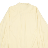 NAUTICA Mens Yellow Cotton Shirt L Classic Fit Casual Button Down Long Sleeve