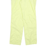 JACK WOLFSKIN Womens Cotton Blend Yellow Regular Fit Straight Leg Trousers W36