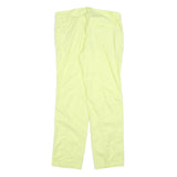 JACK WOLFSKIN Womens Cotton Blend Yellow Regular Fit Straight Leg Trousers W36