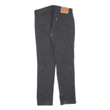 LEVI'S 511 Slim Mens Jeans Black Slim Skinny Denim W32 L32 Classic Zip Fastening