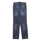 CALVIN KLEIN JEANS Mens Blue Regular Straight Denim Light W32 L32 Distressed