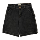 Authentic Collection Carpenter Shorts - 32W 9L Black Cotton