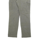 CARHARTT Mens Relaxed Zip Cotton Blend Green Trousers W31 L34 Workwear Utility