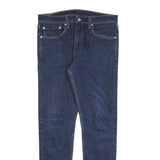 LEVI'S 512 BIG E Mens Slim Jeans Blue Denim W34 L34 Cotton Blend Zip