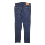 LEVI'S 512 BIG E Mens Slim Jeans Blue Denim W34 L34 Cotton Blend Zip