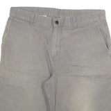 DICKIES Mens Shorts Grey Casual 2XL W34 Cotton Blend Workwear