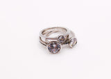 Harmony Gemstone Trio Ring Set