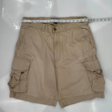 Polo By Ralph Lauren Cargo Shorts - 35W 9L Beige Cotton