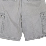 CARHARTT Mens Grey Cargo Shorts Relaxed Fit M W32 Cotton Blend Utility Workwear