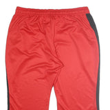 NIKE Mens Joggers Red & Black Relaxed Straight 2XL W36 L25 NBA Chicago Bulls