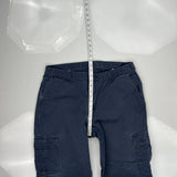 Dickies Cargo Pants - 34W 29L Blue Cotton