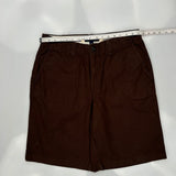 Tommy Hilfiger Chino Shorts - 34W 10L Brown Cotton