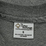 Lycoming College The Cotton Exchange Single Stitch T-Shirt - Small Grey Cotton Blend