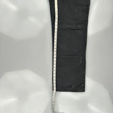 Cat Double Knee Cargo Trousers - 34W 32L Black Cotton
