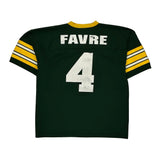 Green Bay Packers Logo Athletics #Favre Football Jersey - XL Green Polyester