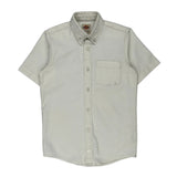 Age 10-12 Dickies Short Sleeve Shirt - Medium White Cotton Blend