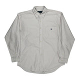 Ralph Lauren Striped Shirt - Large Pink Cotton