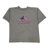 Vintage Adidas Graphic T-Shirt - Large Grey Cotton