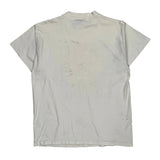 Major League Unbranded Single Stitch T-Shirt - Large White Cotton