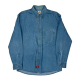 Dickies Denim Shirt - Large Blue Cotton
