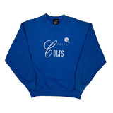 Indianapolis Colts Unbranded Football Sweatshirt - Large Blue Cotton Blend