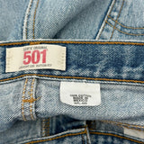Levis 501 Jeans - 36W 30L Light Wash Cotton
