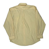 Tommy Hilfiger Checked Shirt - Large Yellow Cotton