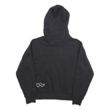 CHAMPION Womens Black Hoodie M Cotton Blend Pullover Hooded Sweatshirt