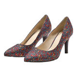 COLE HAAN Pump Heels Blue Synthetic Womens UK 4