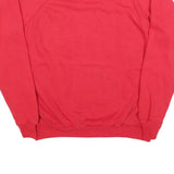 PANNILL Womens Red Crew Neck XL Cotton Blend Sweatshirt Pullover Comfortable