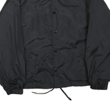 RENEGADE Mens Black Button Jacket M Polyester Blend Classic Casual Lightweight