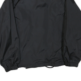 RENEGADE Mens Black Button Jacket M Polyester Blend Classic Casual Lightweight