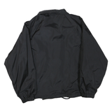 RENEGADE Mens Black Button Jacket M Polyester Blend Classic Casual Lightweight