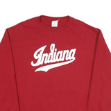 CHAMPION Mens Red Indiana Crew Neck XL Cotton Blend Sweatshirt