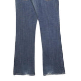 GUESS Womens Regular Fit Blue Denim Flared Cotton Blend Jeans W34 L31 Classic